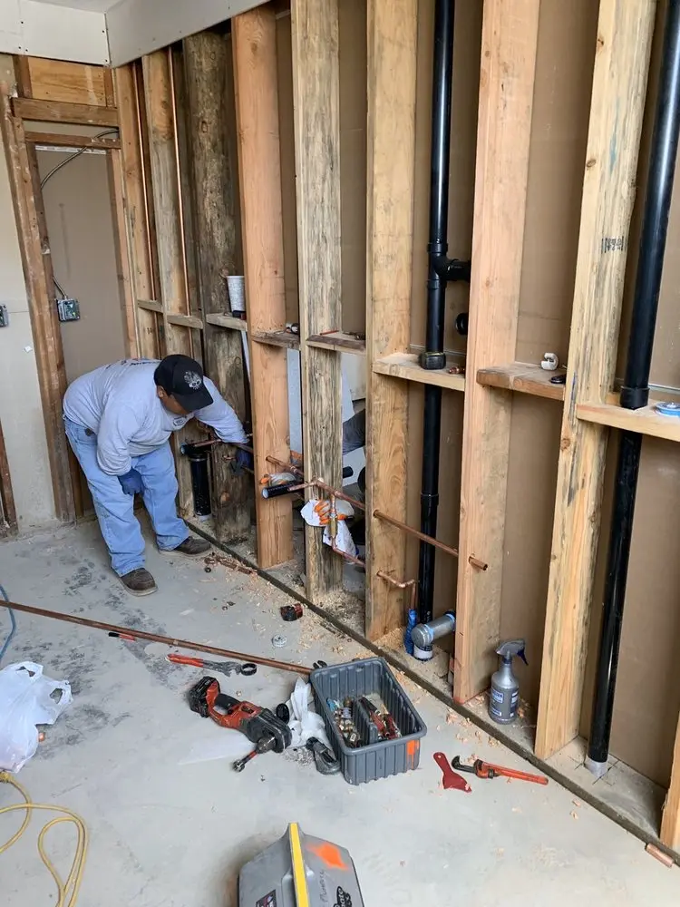 Commercial rough-in plumbing for Trenchless Sewer Repair in Cottonwood Village